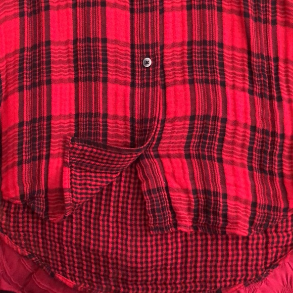 Madewell Classic Flannel Button Up Shirt - Picture 4 of 5